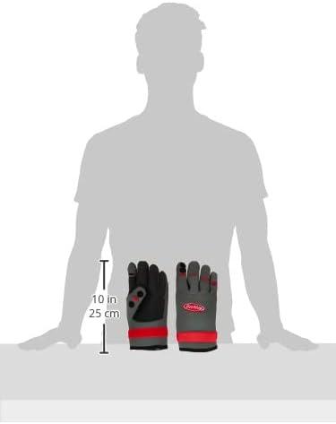 imageBerkley BTNFGG NEOPENE FISH GRIP GLOVES Neoprene Fishing Gloves Grey