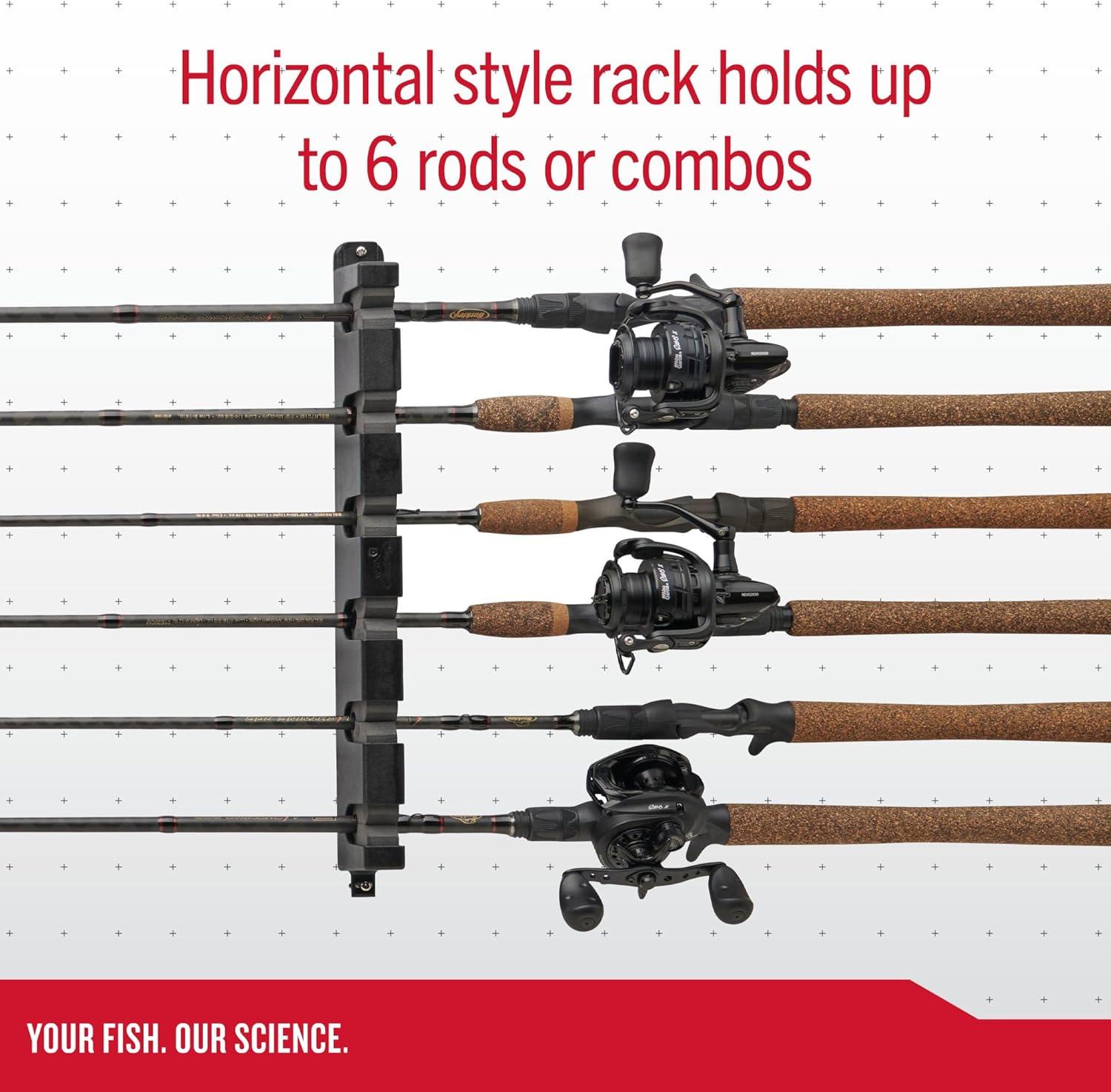 imageBerkley Fishing Rod Racks ampamp Rod HoldersHorizontal 6 Rod Rack New Model