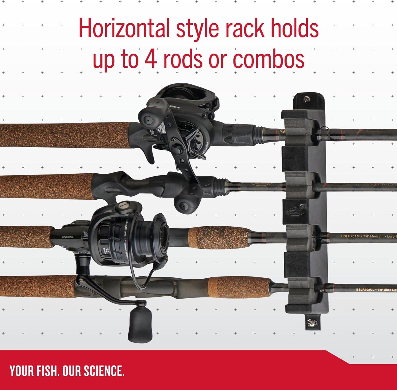 imageBerkley Fishing Rod Racks ampamp Rod HoldersHortizontal 4 Rod Rack New Model