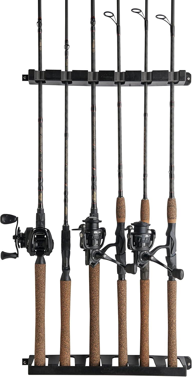 imageBerkley Fishing Rod Racks ampamp Rod HoldersWallCeiling 5 Rod Or Combo