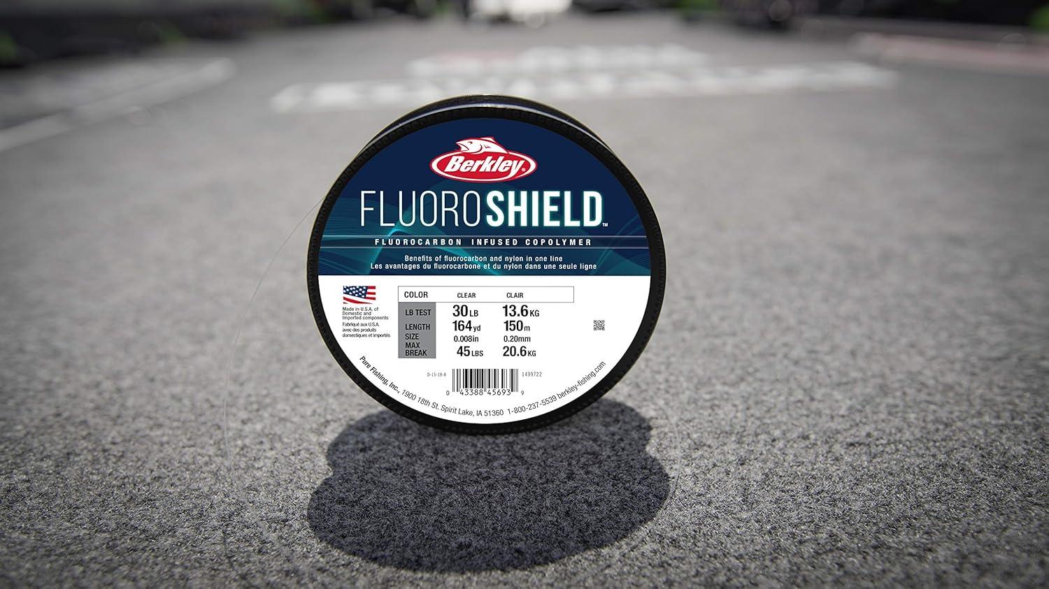 imageBerkley FluoroShield Fluorocarbon Fishing Line Clear10lb Test