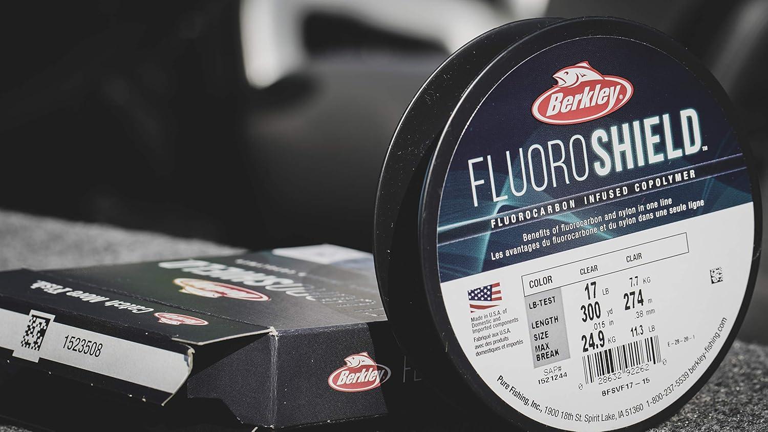 imageBerkley FluoroShield Fluorocarbon Fishing Line Clear20lb Test