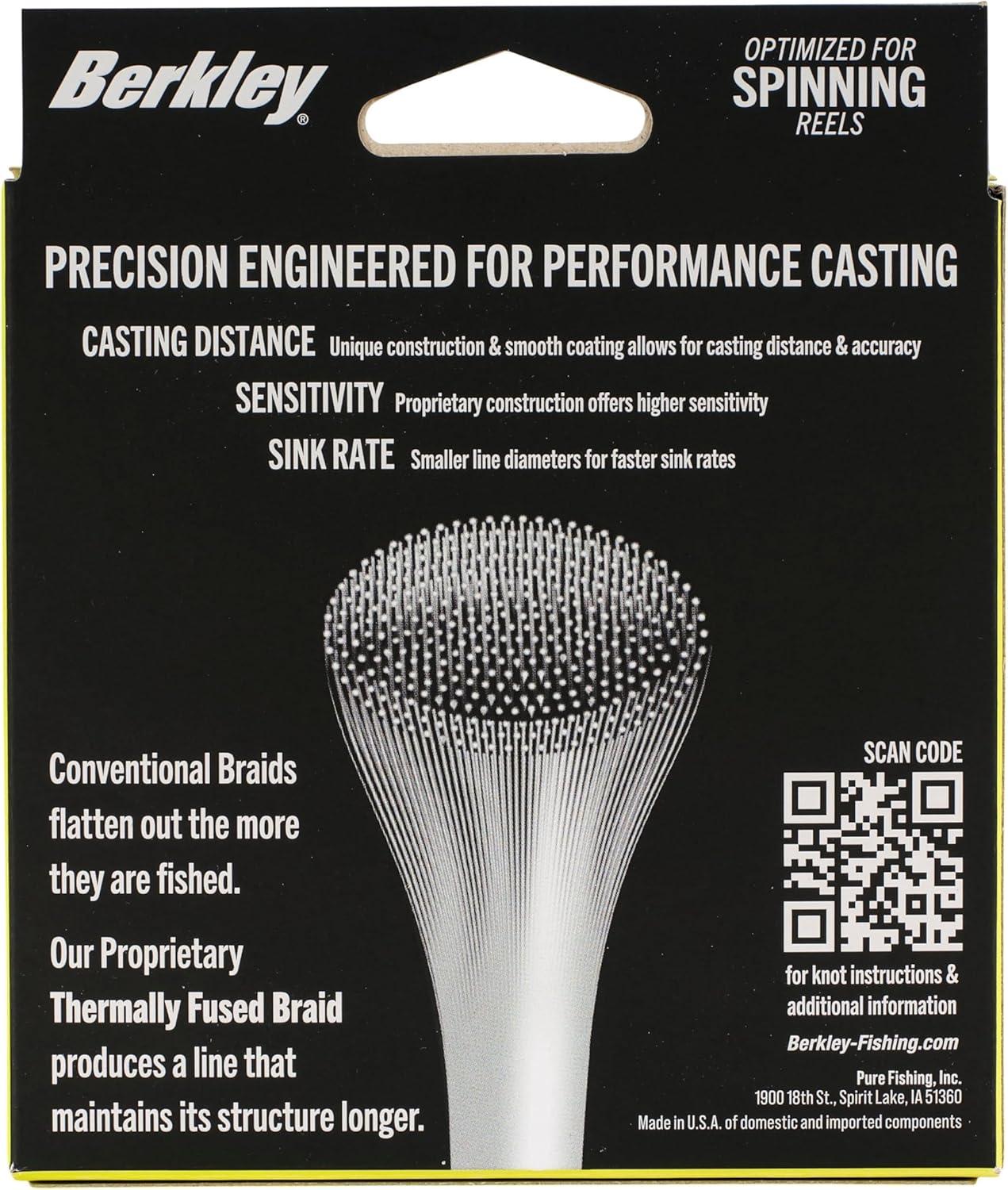 imageBerkley Forward Braid Fishing LineFlame Green