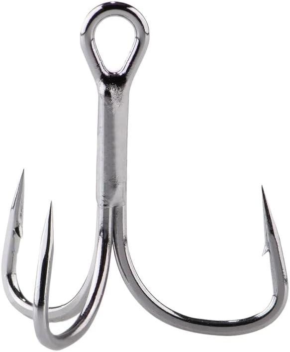 imageBerkley Fusion19 Wide Gap Live Bait Hooks Size 4 Fishing Hooks Needle Point with SlickSet Coating for Easy Penetration Forged for Added StrengthBlack Nickel