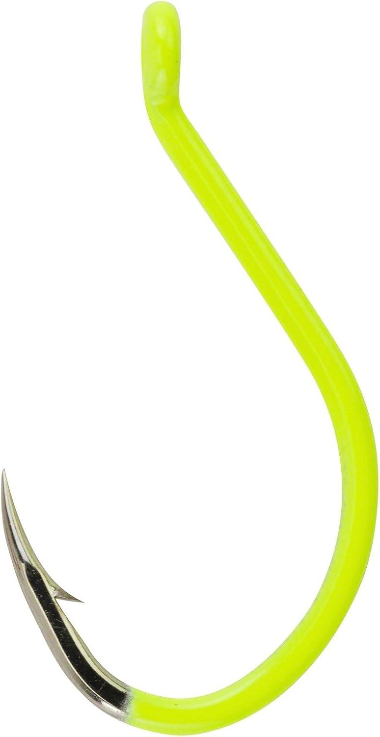 imageBerkley Fusion19 Wide Gap Live Bait Hooks Size 4 Fishing Hooks Needle Point with SlickSet Coating for Easy Penetration Forged for Added StrengthChartreuse