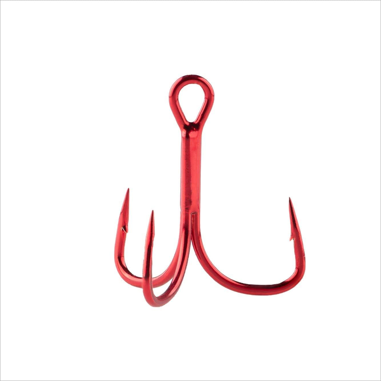 imageBerkley Fusion19 Wide Gap Live Bait Hooks Size 4 Fishing Hooks Needle Point with SlickSet Coating for Easy Penetration Forged for Added StrengthRed