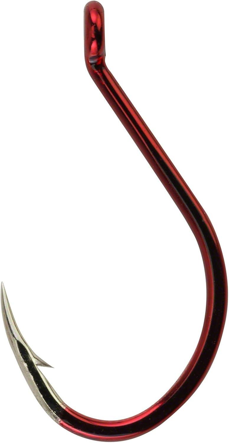imageBerkley Fusion19 Wide Gap Live Bait Hooks Size 4 Fishing Hooks Needle Point with SlickSet Coating for Easy Penetration Forged for Added StrengthRed
