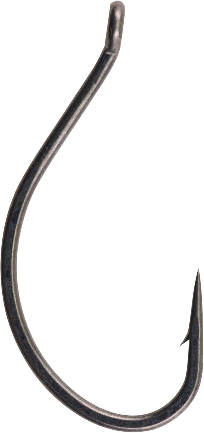imageBerkley Fusion19 Wide Gap Live Bait Hooks Size 4 Fishing Hooks Needle Point with SlickSet Coating for Easy Penetration Forged for Added StrengthSmoke Satin