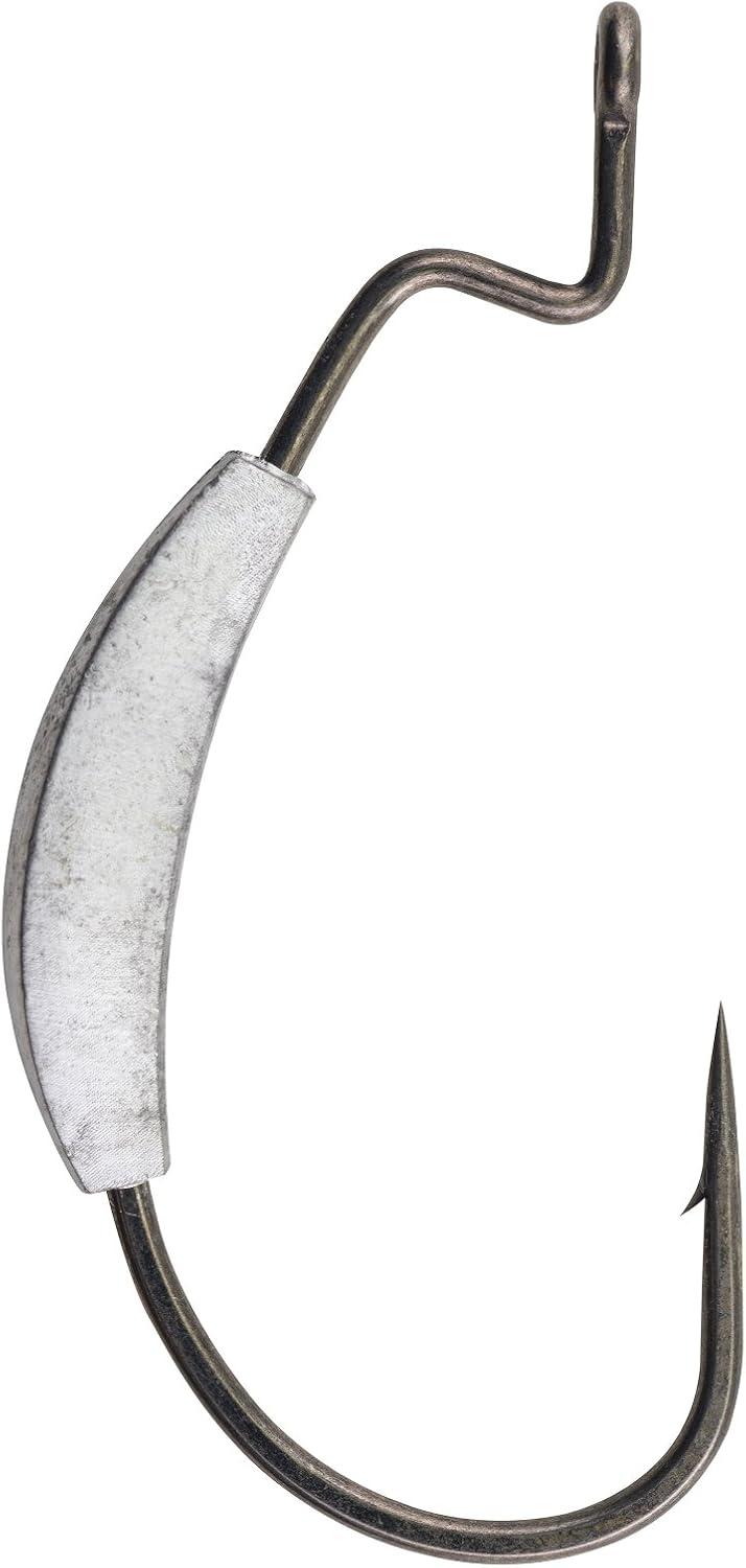 imageBerkley Fusion19 Wide Gap Live Bait Hooks Size 4 Fishing Hooks Needle Point with SlickSet Coating for Easy Penetration Forged for Added StrengthSmoke Satin