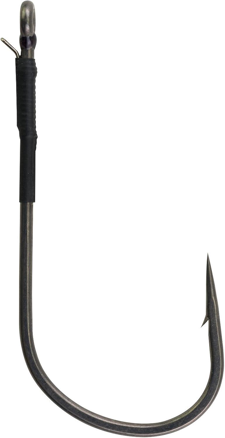 imageBerkley Fusion19 Wide Gap Live Bait Hooks Size 4 Fishing Hooks Needle Point with SlickSet Coating for Easy Penetration Forged for Added StrengthSmoke Satin