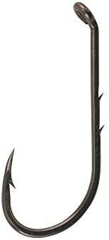 imageBerkley Fusion19 Wide Gap Live Bait Hooks Size 4 Fishing Hooks Needle Point with SlickSet Coating for Easy Penetration Forged for Added StrengthSmoke Satin