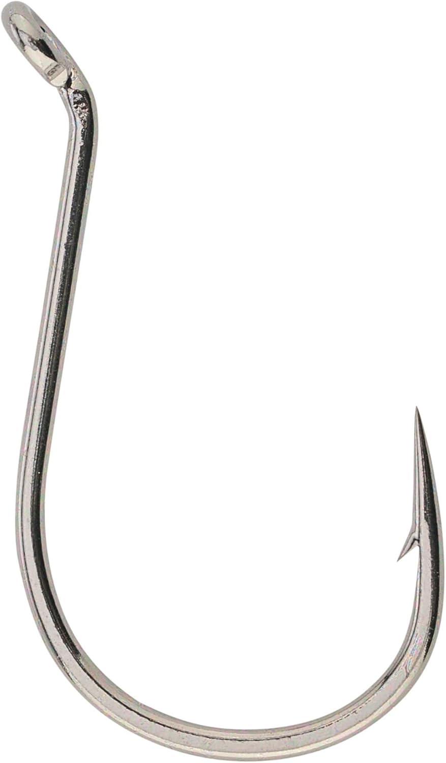 imageBerkley Fusion19 Wide Gap Live Bait Hooks Size 4 Fishing Hooks Needle Point with SlickSet Coating for Easy Penetration Forged for Added StrengthSmoke Satin