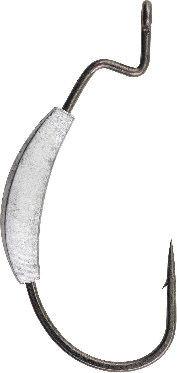 imageBerkley Fusion19 Wide Gap Live Bait Hooks Size 4 Fishing Hooks Needle Point with SlickSet Coating for Easy Penetration Forged for Added StrengthSmoke Satin