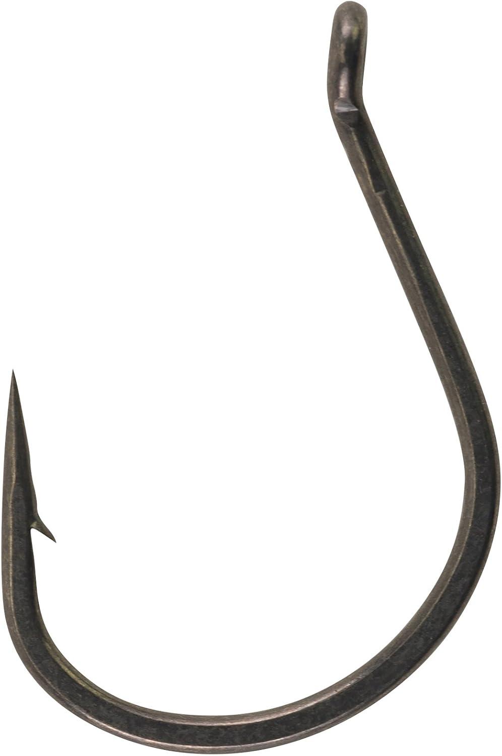 imageBerkley Fusion19 Wide Gap Live Bait Hooks Size 4 Fishing Hooks Needle Point with SlickSet Coating for Easy Penetration Forged for Added StrengthSmoke Satin