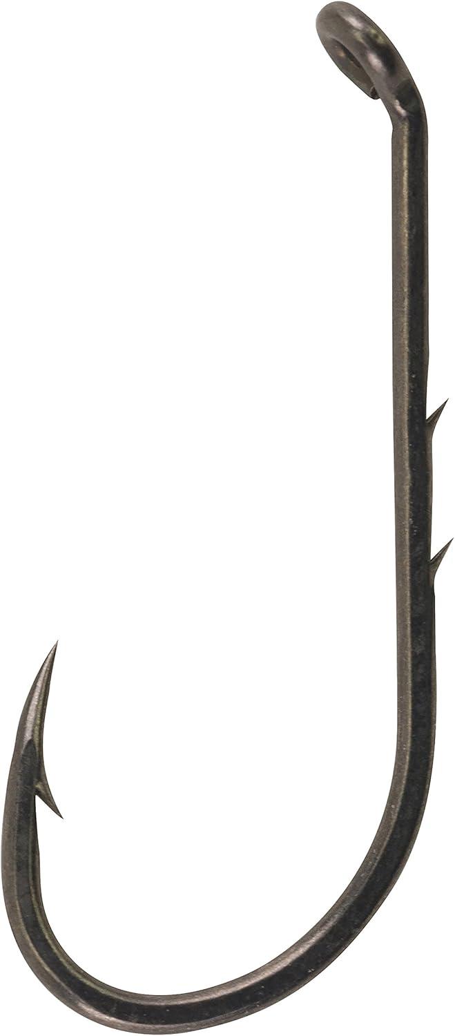 imageBerkley Fusion19 Wide Gap Live Bait Hooks Size 4 Fishing Hooks Needle Point with SlickSet Coating for Easy Penetration Forged for Added StrengthSmoke Satin