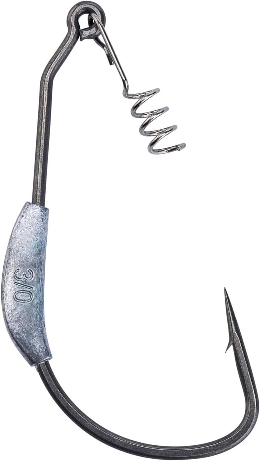 imageBerkley Fusion19 Wide Gap Live Bait Hooks Size 4 Fishing Hooks Needle Point with SlickSet Coating for Easy Penetration Forged for Added StrengthSmoke Satin