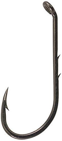 imageBerkley Fusion19 Wide Gap Live Bait Hooks Size 4 Fishing Hooks Needle Point with SlickSet Coating for Easy Penetration Forged for Added StrengthSmoke Satin