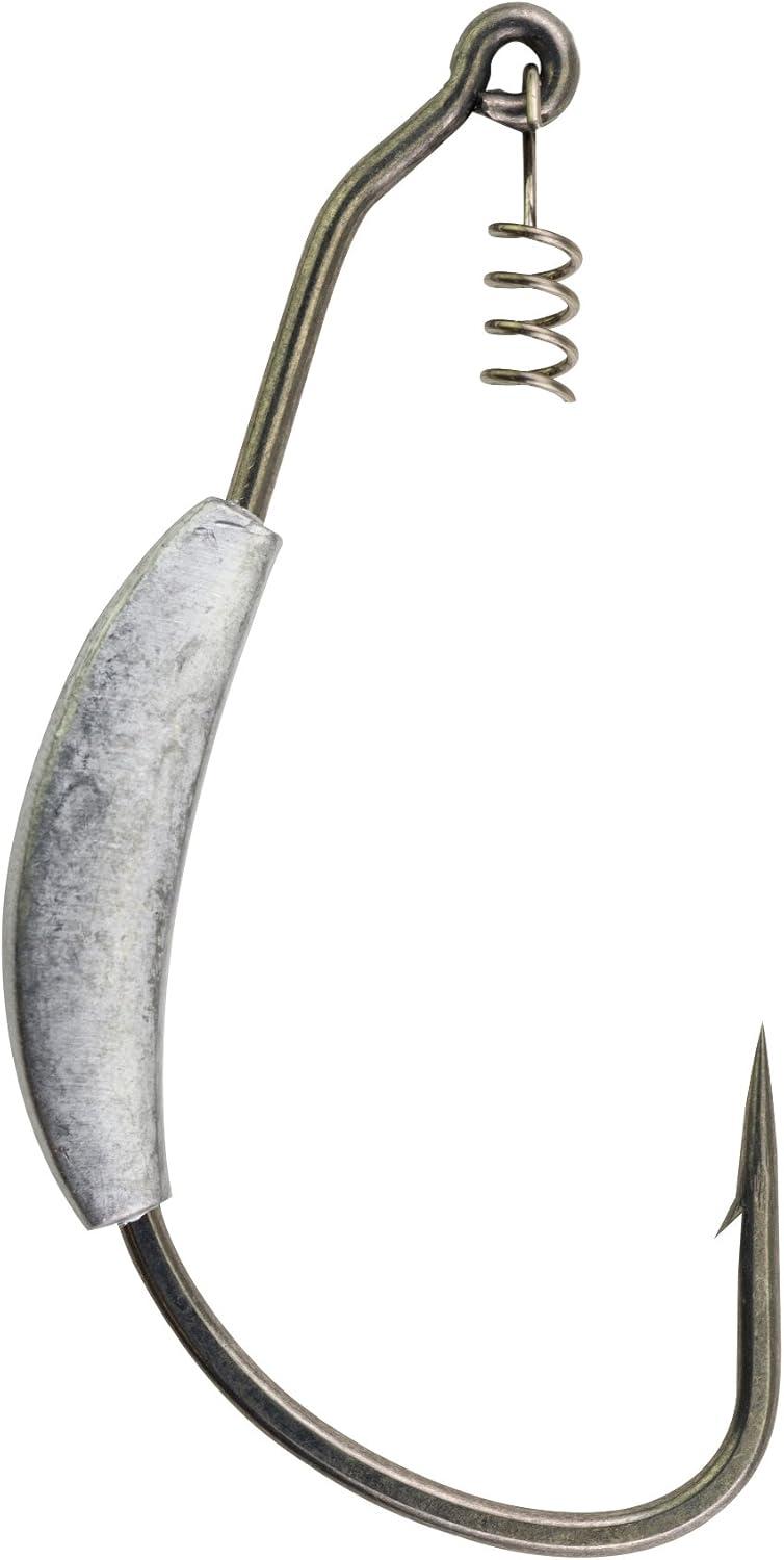 imageBerkley Fusion19 Wide Gap Live Bait Hooks Size 4 Fishing Hooks Needle Point with SlickSet Coating for Easy Penetration Forged for Added StrengthSmoke Satin