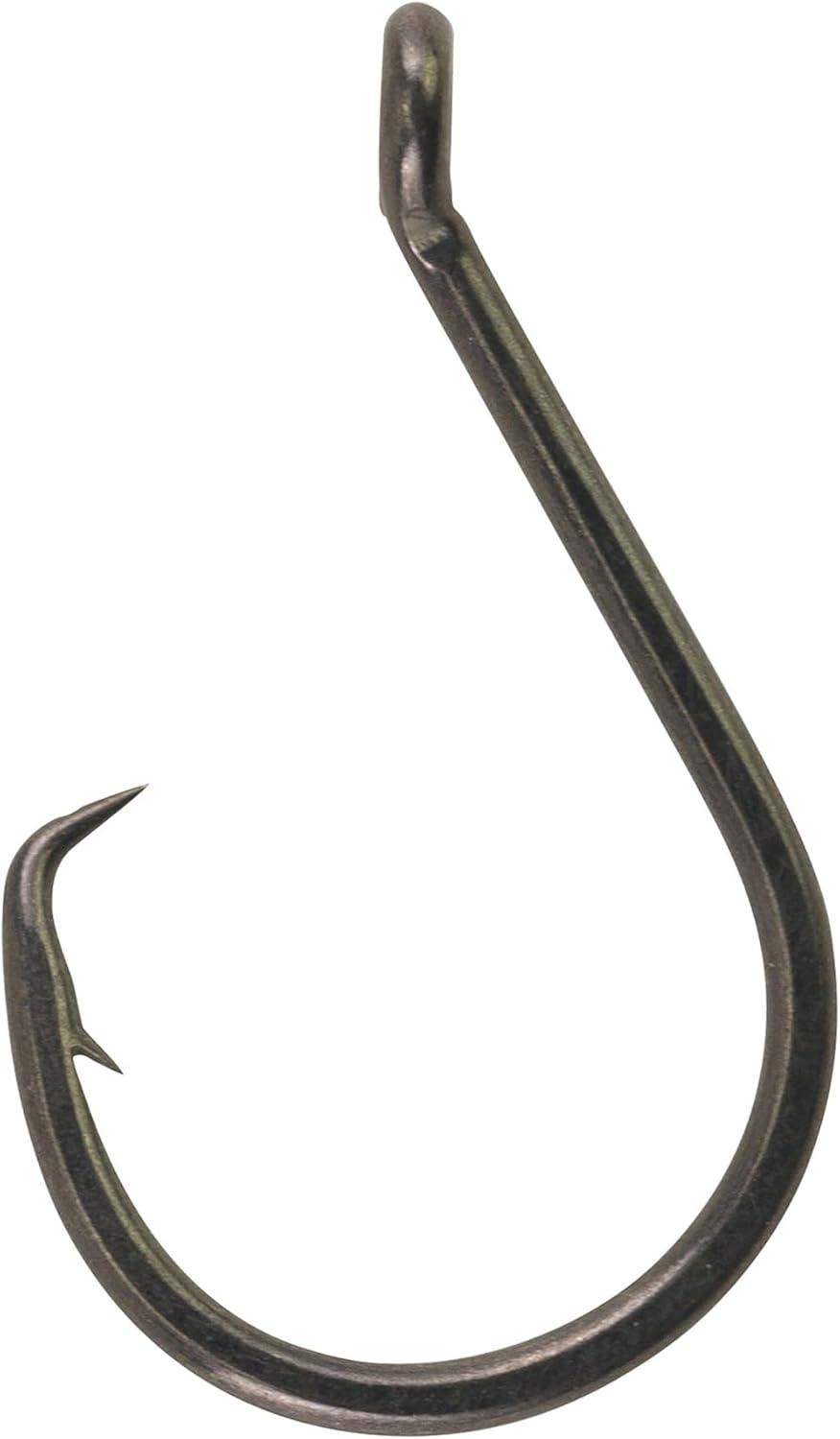 imageBerkley Fusion19 Wide Gap Live Bait Hooks Size 4 Fishing Hooks Needle Point with SlickSet Coating for Easy Penetration Forged for Added StrengthSmoke Satin