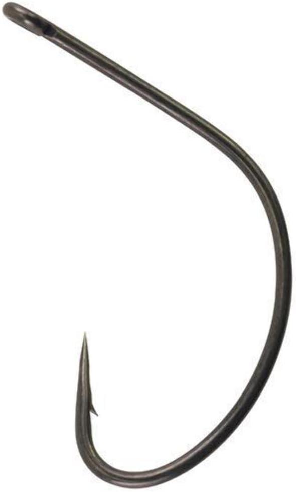 imageBerkley Fusion19 Wide Gap Live Bait Hooks Size 4 Fishing Hooks Needle Point with SlickSet Coating for Easy Penetration Forged for Added StrengthSmoke Satin