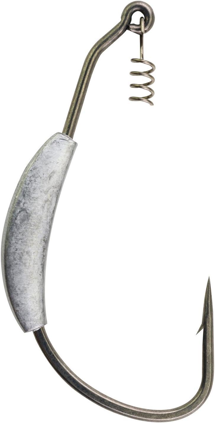 imageBerkley Fusion19 Wide Gap Live Bait Hooks Size 4 Fishing Hooks Needle Point with SlickSet Coating for Easy Penetration Forged for Added StrengthSmoke Satin