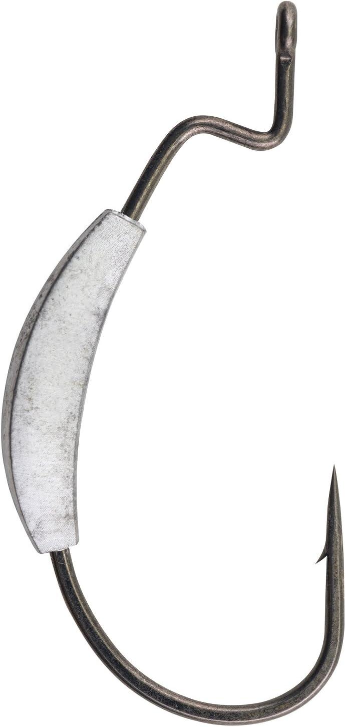 imageBerkley Fusion19 Wide Gap Live Bait Hooks Size 4 Fishing Hooks Needle Point with SlickSet Coating for Easy Penetration Forged for Added StrengthSmoke Satin