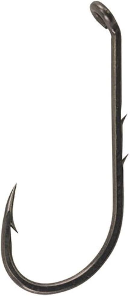 imageBerkley Fusion19 Wide Gap Live Bait Hooks Size 4 Fishing Hooks Needle Point with SlickSet Coating for Easy Penetration Forged for Added StrengthSmoke Satin