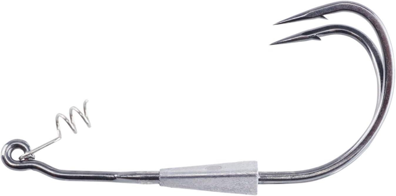 imageBerkley Fusion19 Wide Gap Live Bait Hooks Size 4 Fishing Hooks Needle Point with SlickSet Coating for Easy Penetration Forged for Added StrengthSmoke Satin