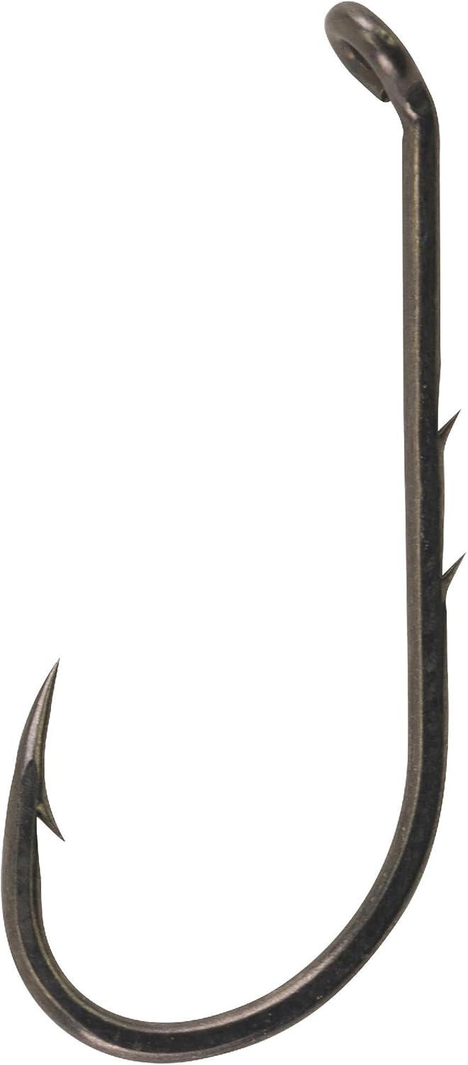 imageBerkley Fusion19 Wide Gap Live Bait Hooks Size 4 Fishing Hooks Needle Point with SlickSet Coating for Easy Penetration Forged for Added StrengthSmoke Satin