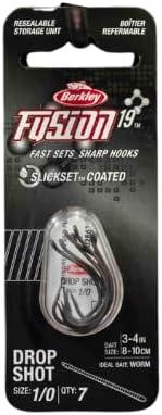 imageBerkley Fusion19 Wide Gap Live Bait Hooks Size 4 Fishing Hooks Needle Point with SlickSet Coating for Easy Penetration Forged for Added StrengthSmoke Satin