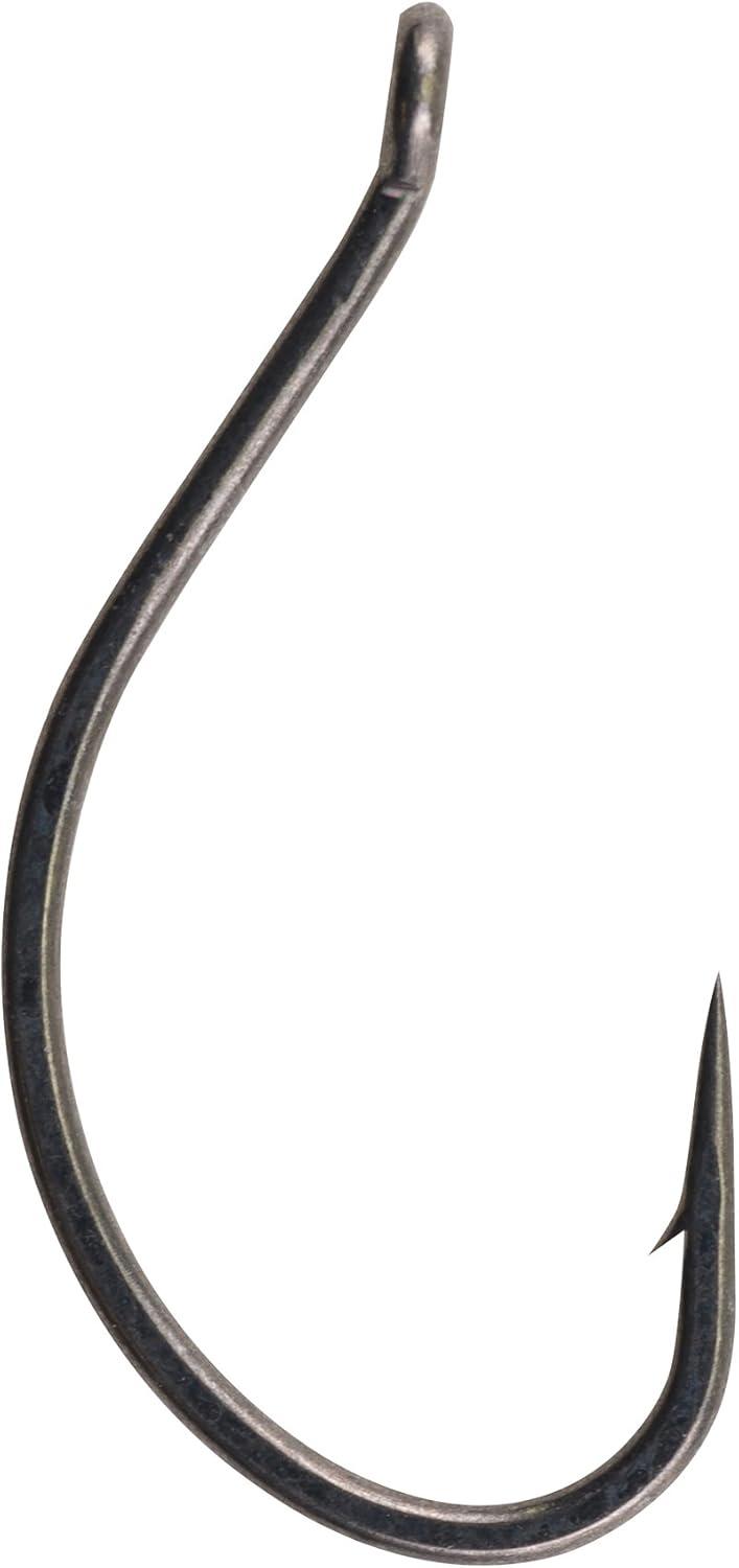 imageBerkley Fusion19 Wide Gap Live Bait Hooks Size 4 Fishing Hooks Needle Point with SlickSet Coating for Easy Penetration Forged for Added StrengthSmoke Satin
