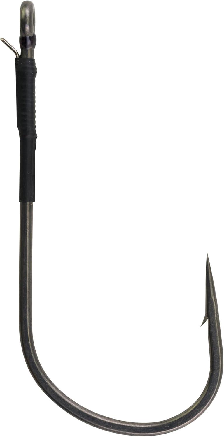 imageBerkley Fusion19 Wide Gap Live Bait Hooks Size 4 Fishing Hooks Needle Point with SlickSet Coating for Easy Penetration Forged for Added StrengthSmoke Satin