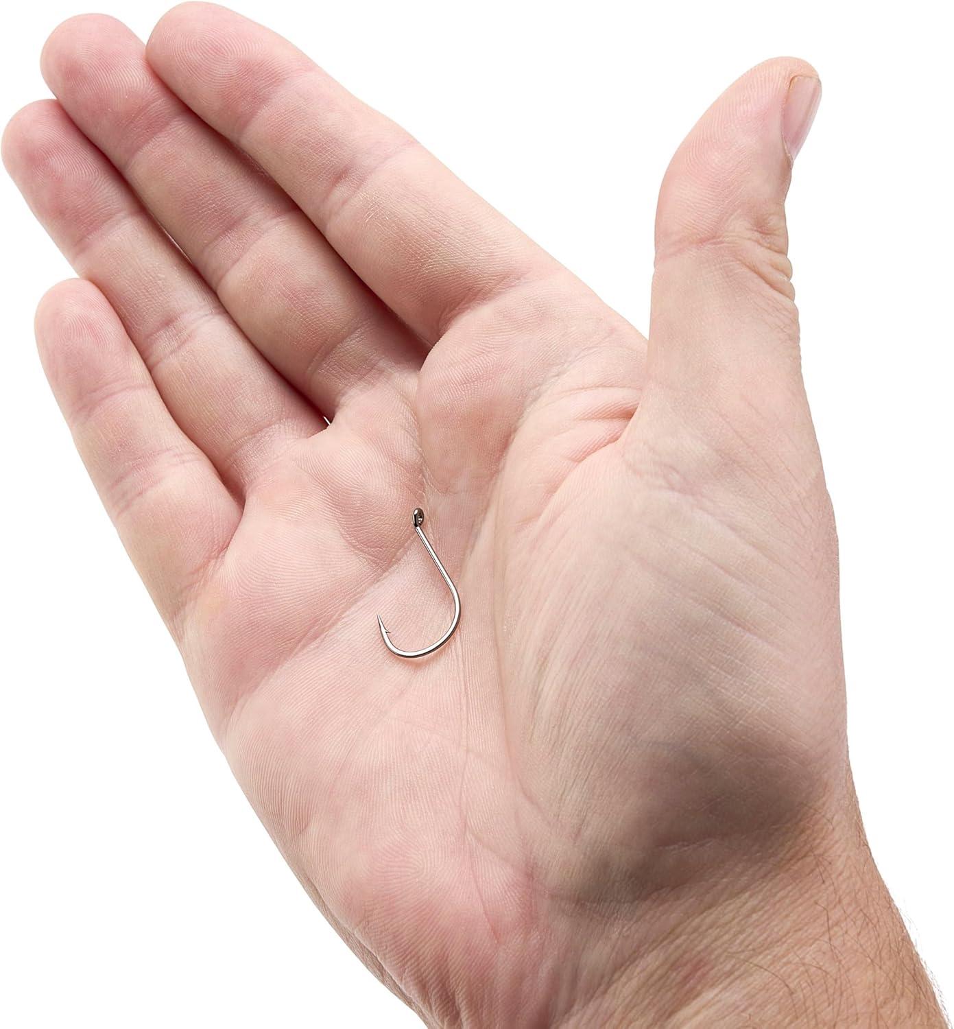 imageBerkley Fusion19 Wide Gap Live Bait Hooks Size 4 Fishing Hooks Needle Point with SlickSet Coating for Easy Penetration Forged for Added StrengthSmoke Satin