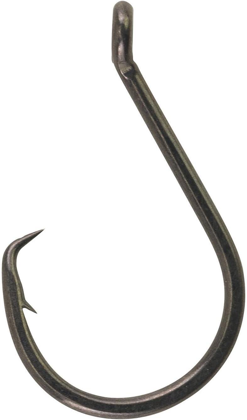 imageBerkley Fusion19 Wide Gap Live Bait Hooks Size 4 Fishing Hooks Needle Point with SlickSet Coating for Easy Penetration Forged for Added StrengthSmoke Satin