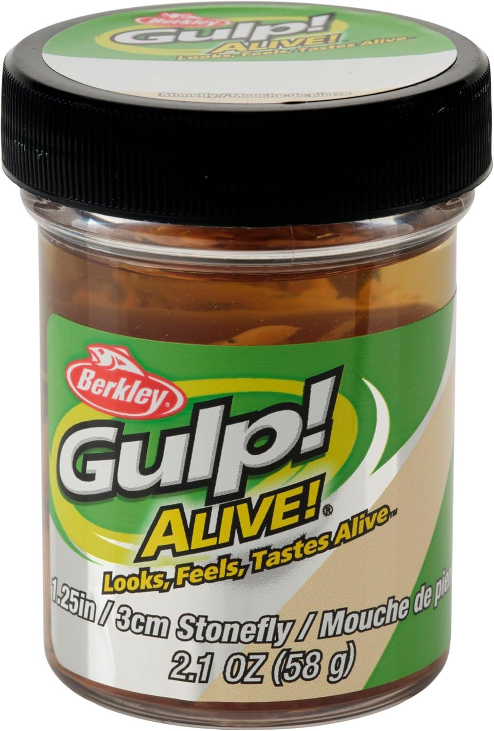 imageBerkley Gulp Alive Stonefly Fishing Soft BaitPumpkinseed