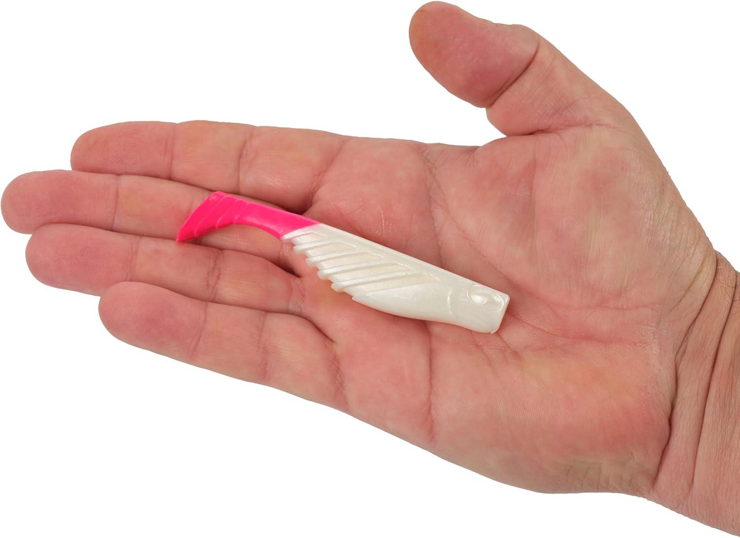 imageBerkley Gulp Saltwater Ripple MulletPearl WhitePink