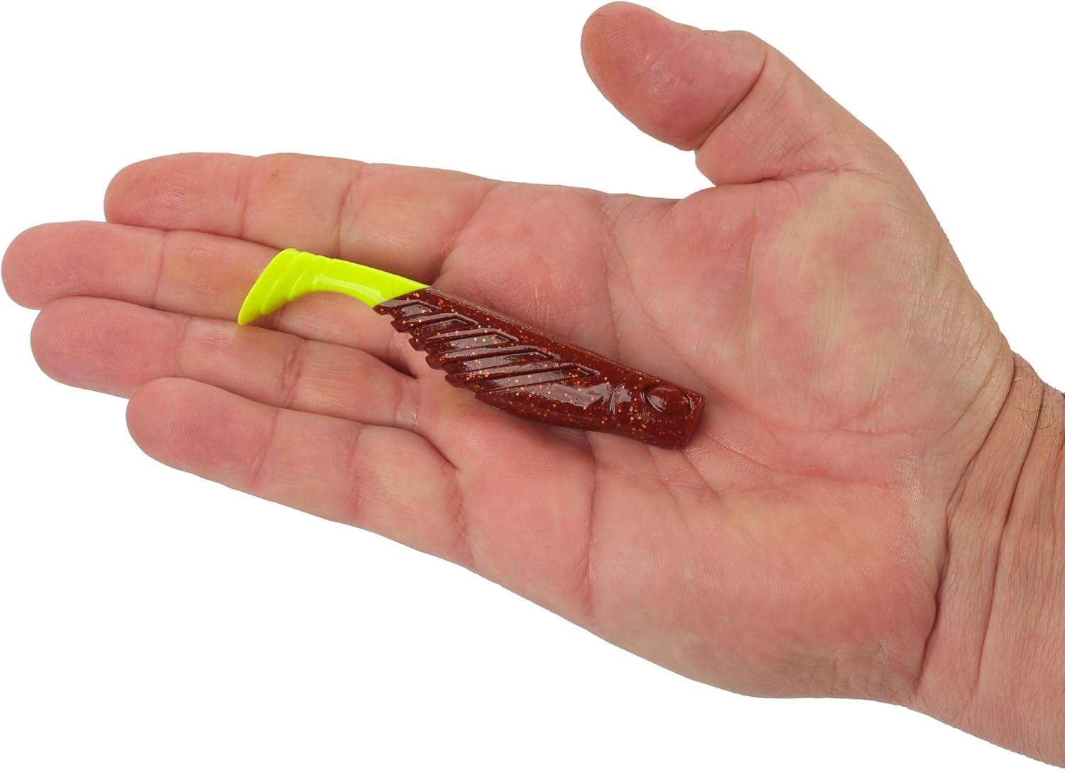 imageBerkley Gulp Saltwater Ripple MulletRoot Beer GoldChartreuse