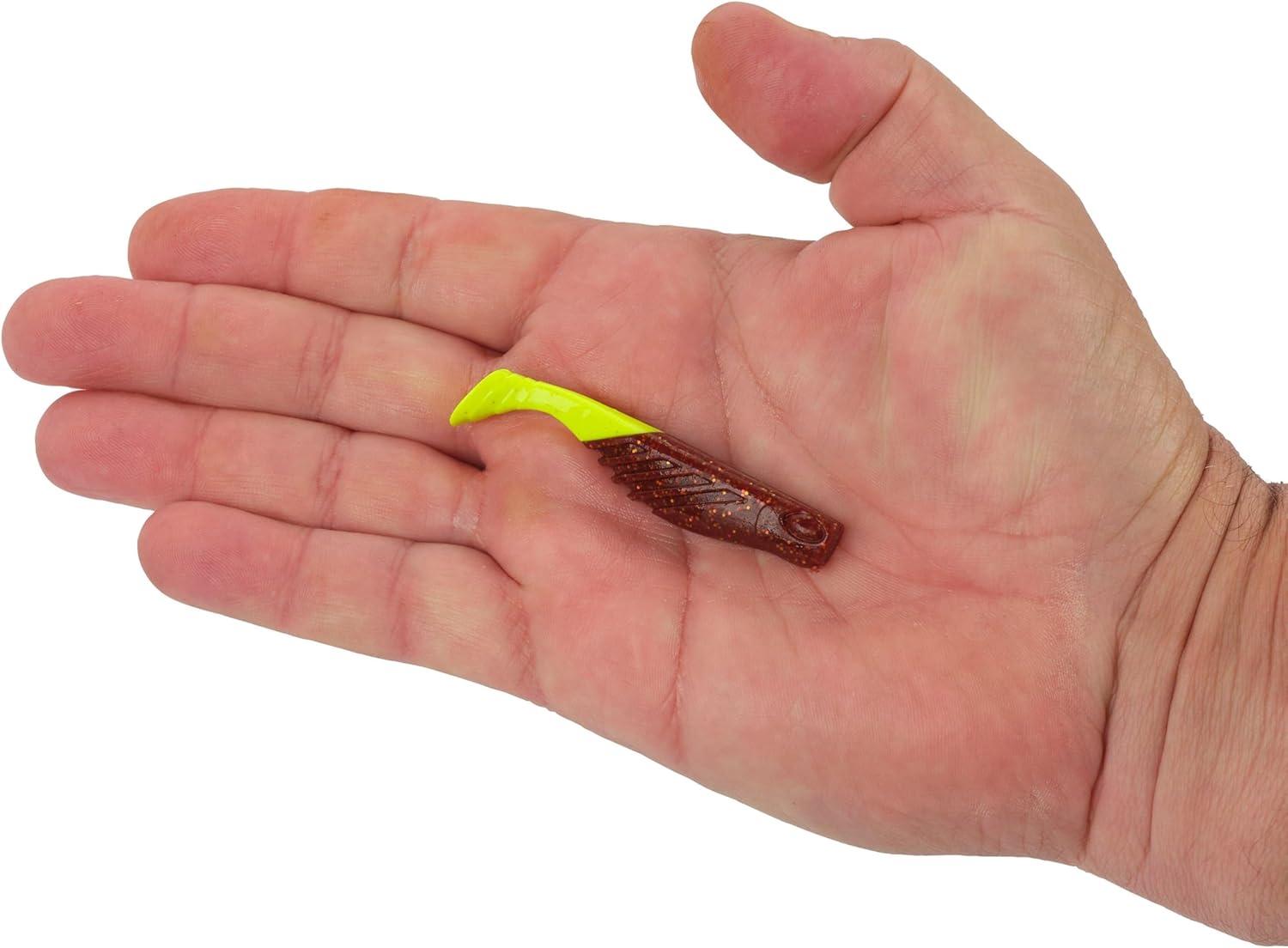 imageBerkley Gulp Saltwater Ripple MulletRoot Beer GoldChartreuse