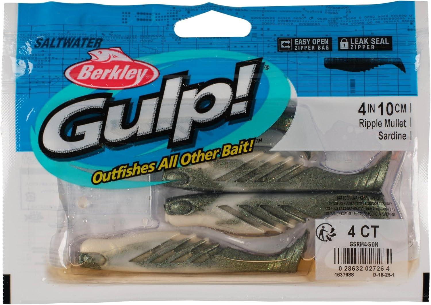 imageBerkley Gulp Saltwater Ripple MulletSardine