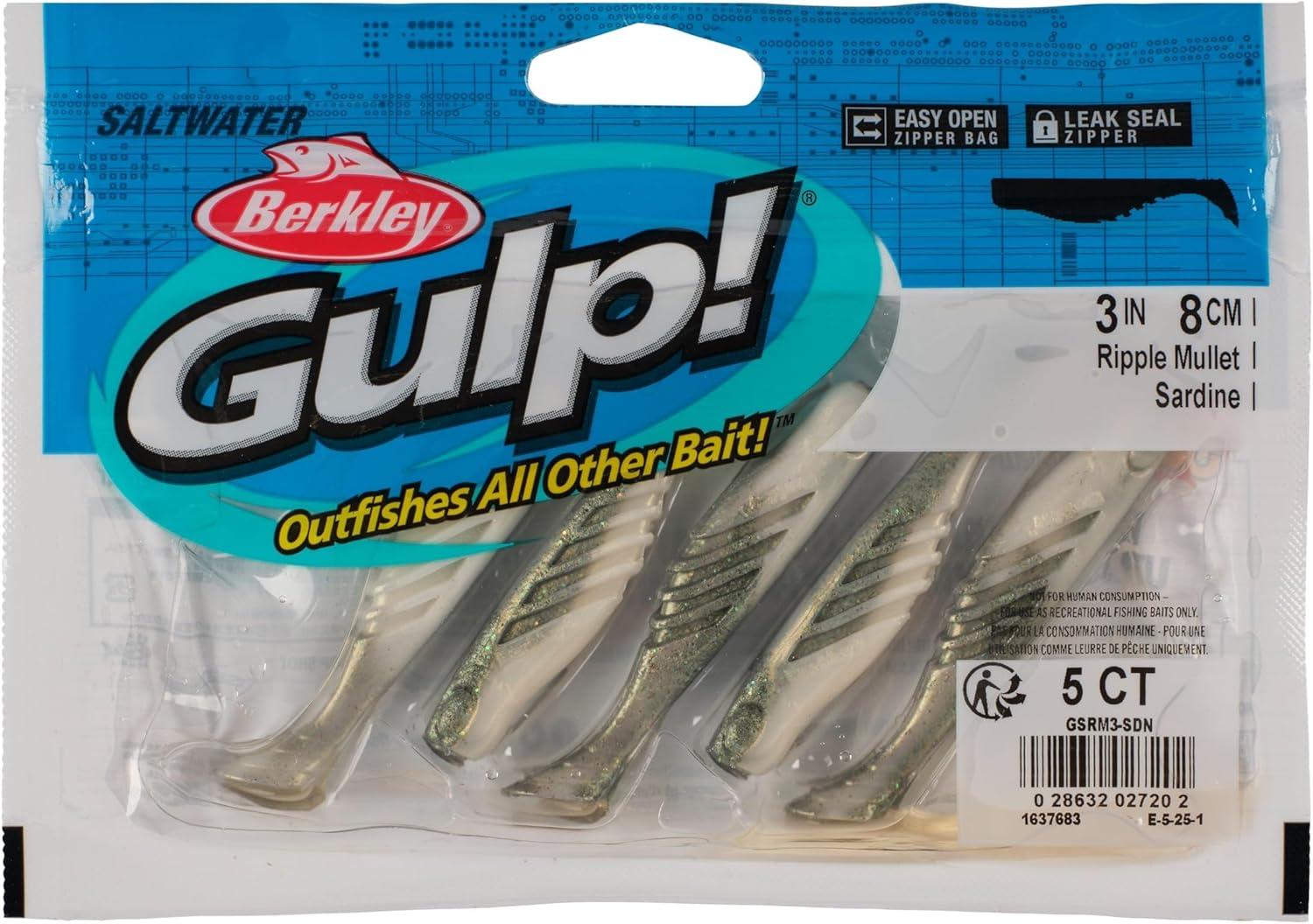 imageBerkley Gulp Saltwater Ripple MulletSardine