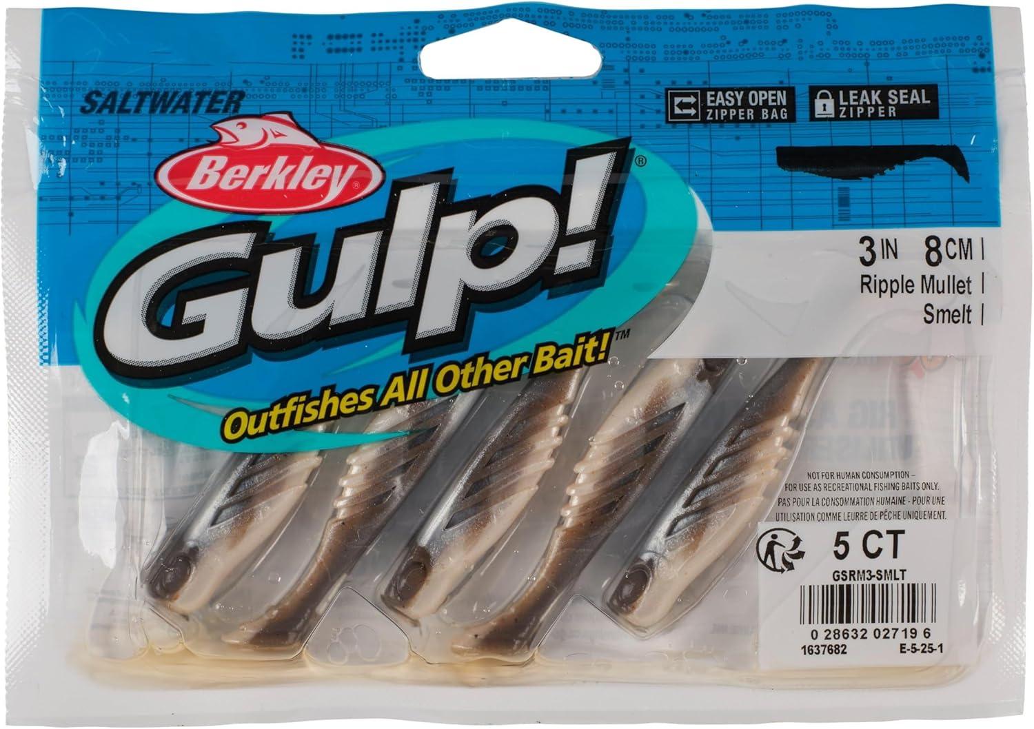 imageBerkley Gulp Saltwater Ripple MulletSmelt