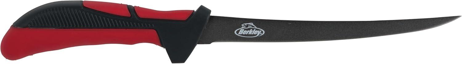 imageBerkley Hook Em and Cook Em Fillet Kit Includes 20 x 12 Rubber Fillet Mat 7 XCD Stainless Steel Knife Handheld Knife Sharpener and Microfiber Towel