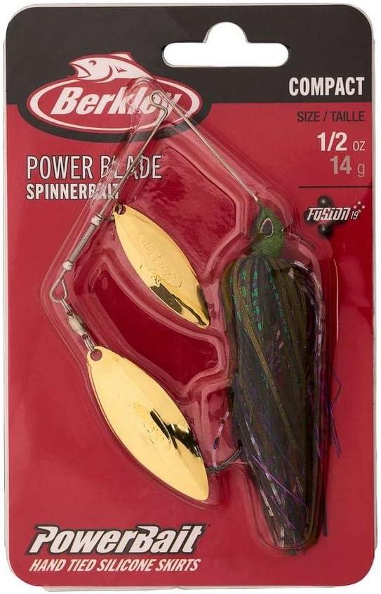 imageBerkley Power Blade Compact Fishing SpinnerbaitsBama BreamGold Gold