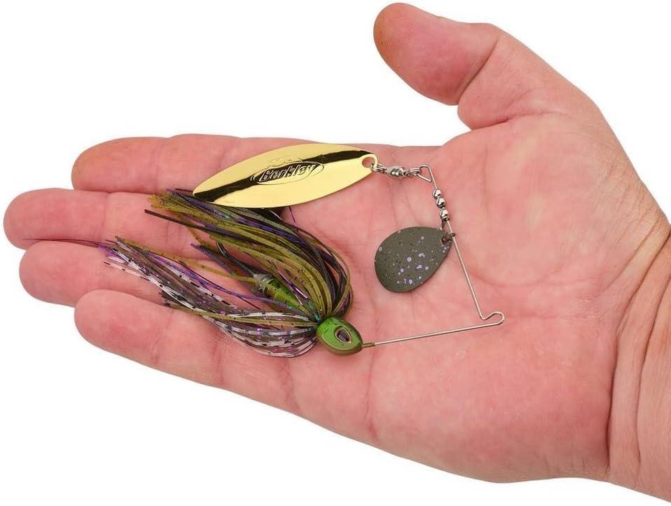 imageBerkley Power Blade Compact Fishing SpinnerbaitsBama BreamGreen Pumpkin Gold