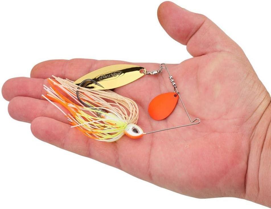 imageBerkley Power Blade Compact Fishing SpinnerbaitsColeslawOrange Gold