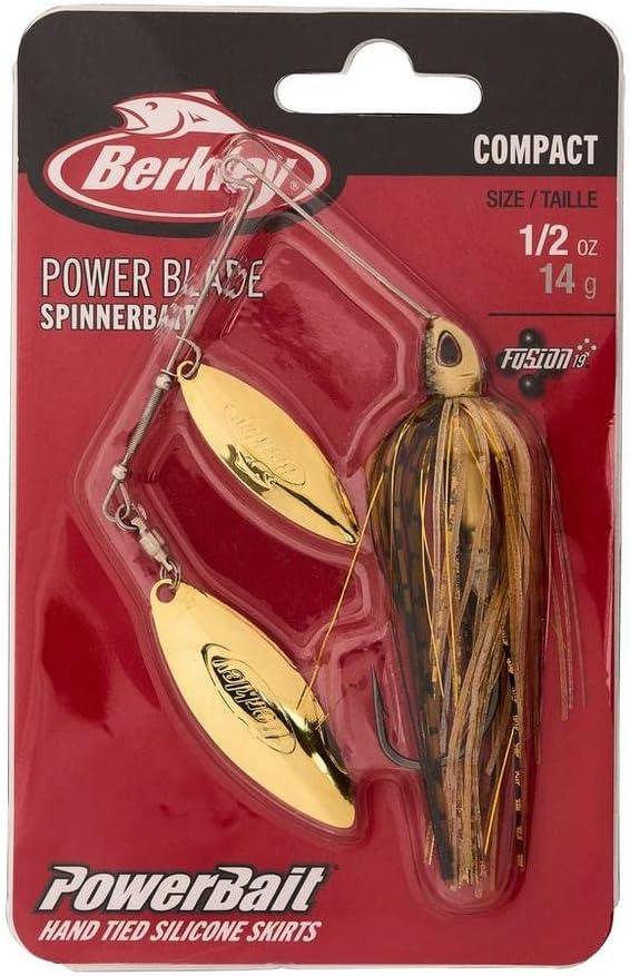 imageBerkley Power Blade Compact Fishing SpinnerbaitsGolden ShinerGold Gold