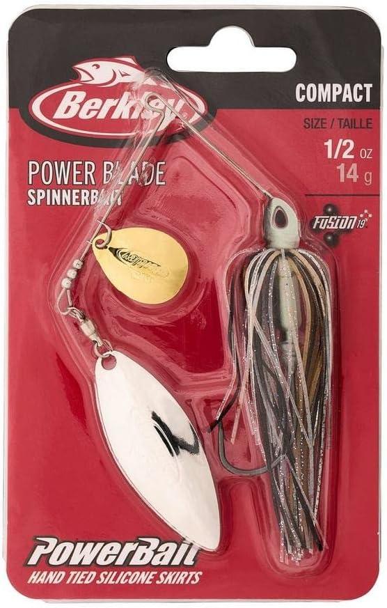 imageBerkley Power Blade Compact Fishing SpinnerbaitsHerringGold Silver