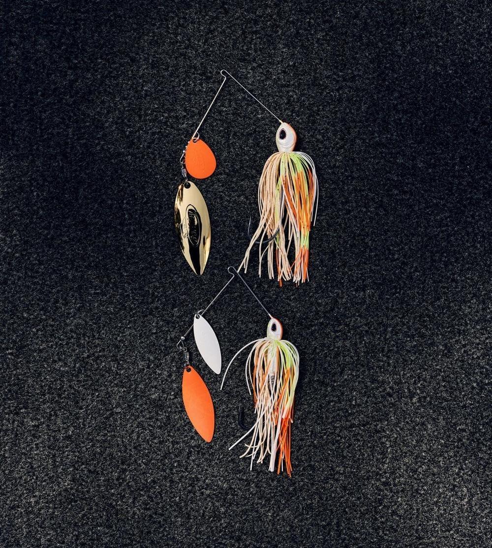 imageBerkley Power Blade Compact Fishing SpinnerbaitsHot SlawGold Silver