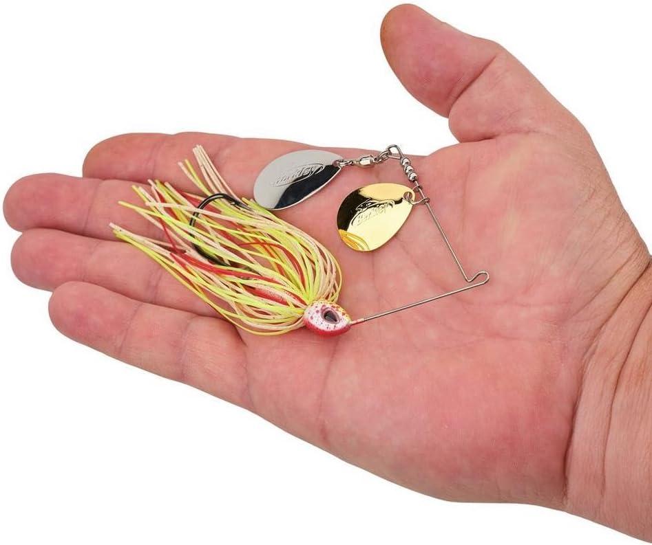 imageBerkley Power Blade Compact Fishing SpinnerbaitsHot SlawGold Silver