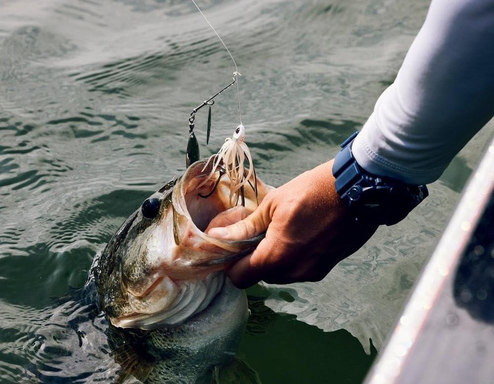 imageBerkley Power Blade Compact Fishing SpinnerbaitsHot SlawSilver Gold